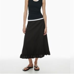 Aritzia linen skirt